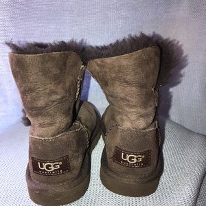 Ugg Australia size 10 short boots brown kids